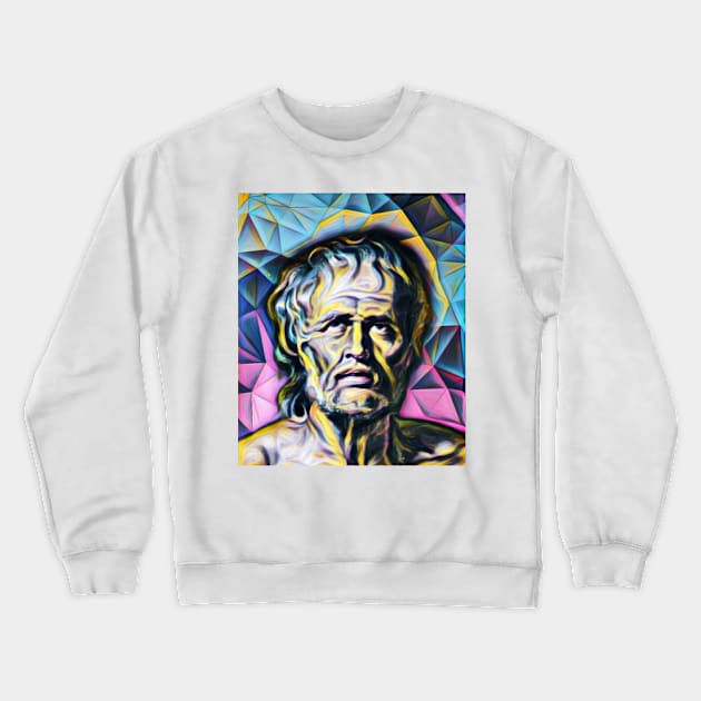 Lucius Annaeus Seneca Portrait | Lucius Annaeus Seneca Artwork 10 Crewneck Sweatshirt by JustLit